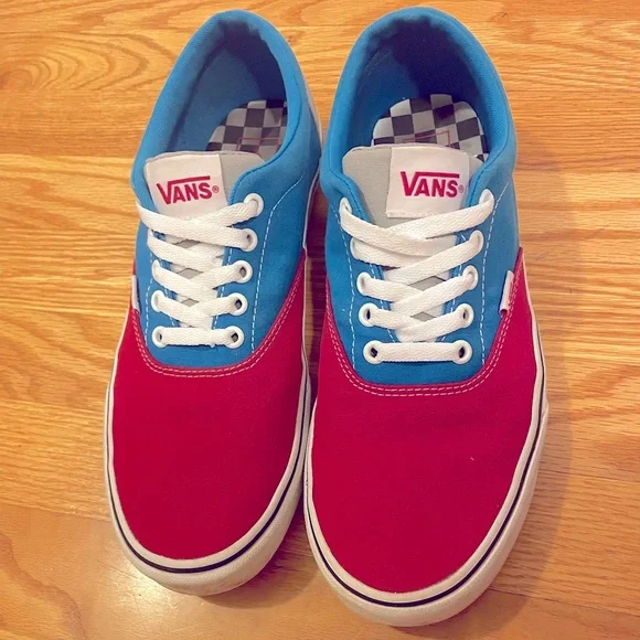 Mens size 10 colorblock Vans sneakers - Picture 2 of 6